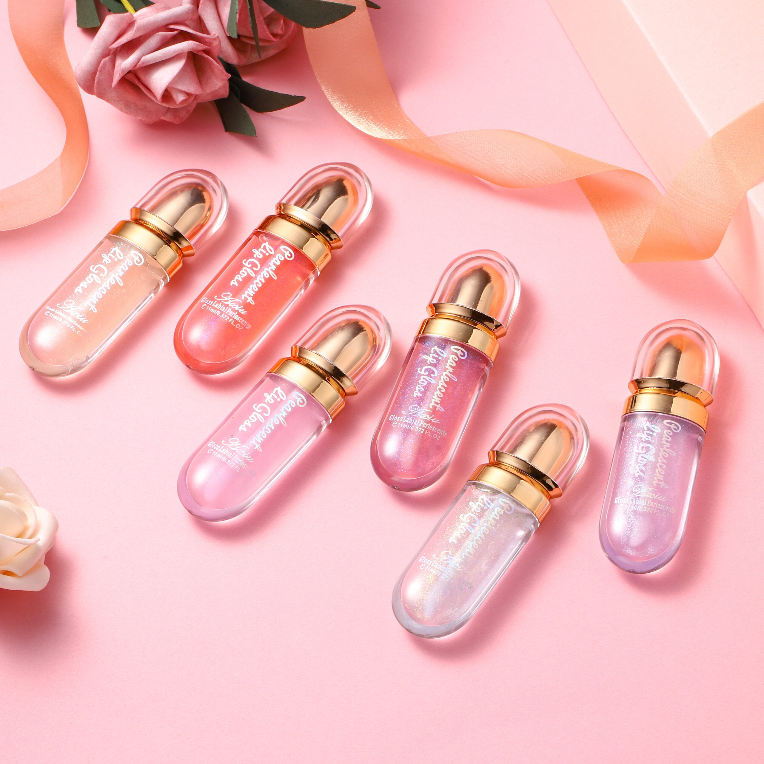 A280327-Brilho labial luminoso, hidratante e de longa duração - 图片 2