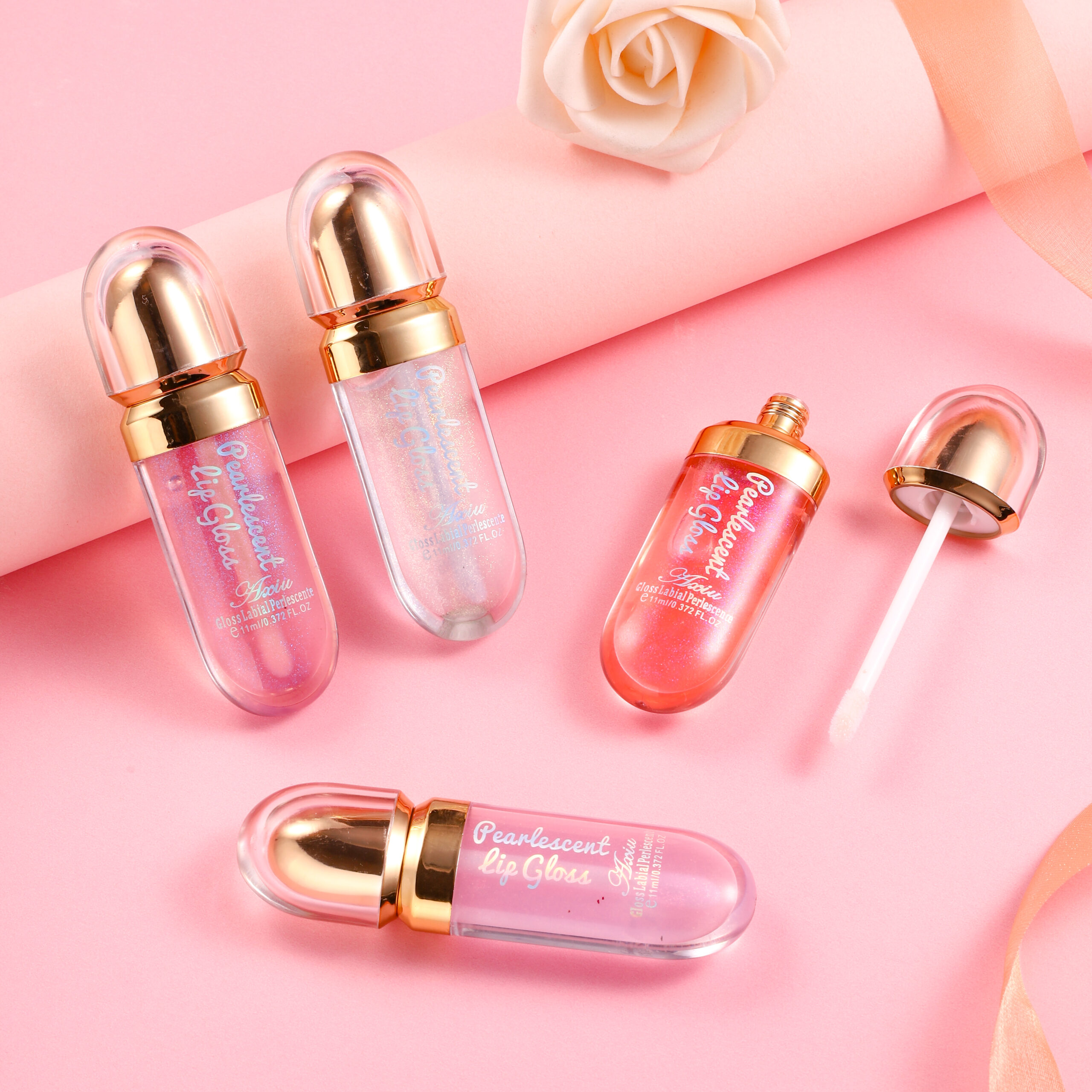 A280327-Brilho labial luminoso, hidratante e de longa duração - 图片 3