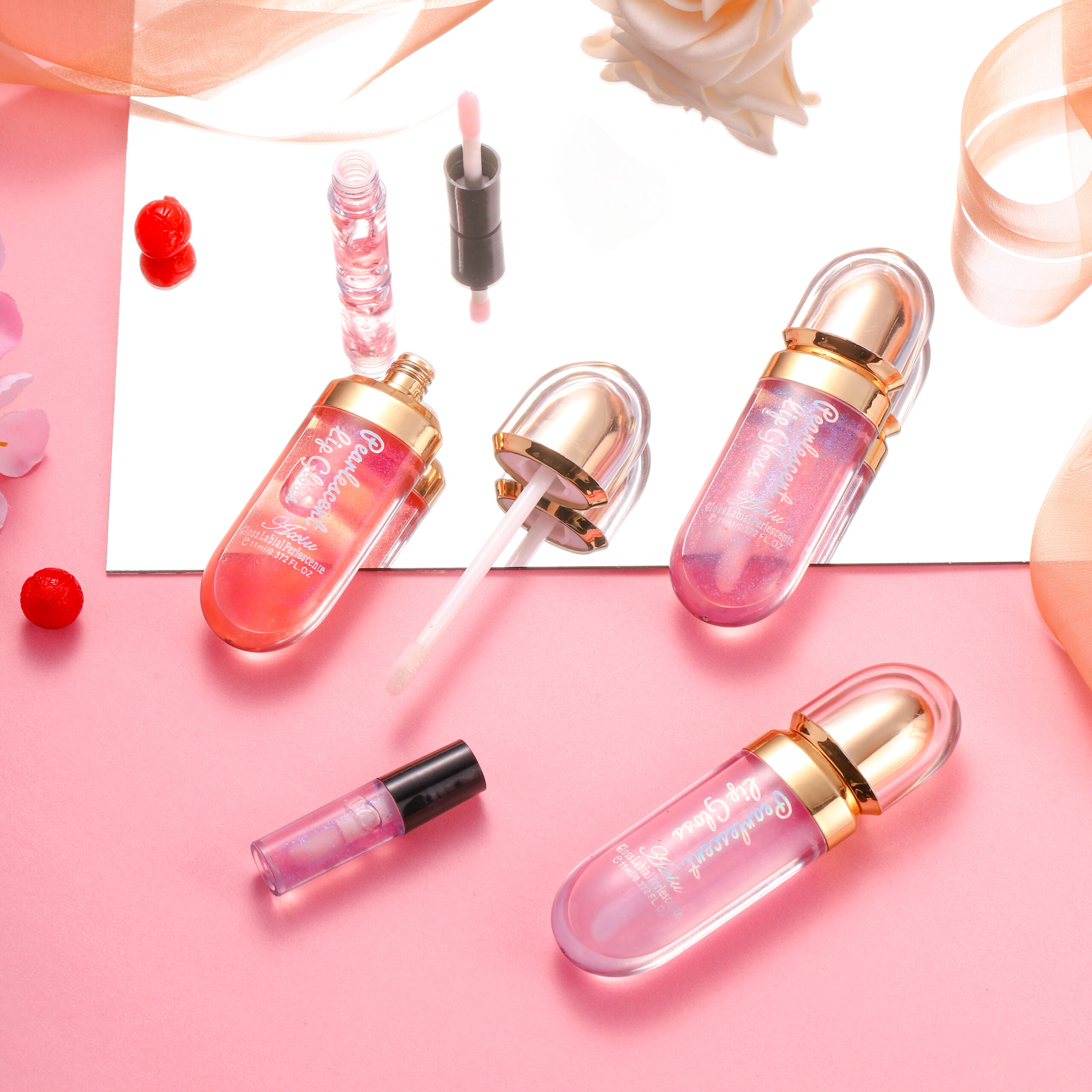 A280327-Brilho labial luminoso, hidratante e de longa duração - 图片 4