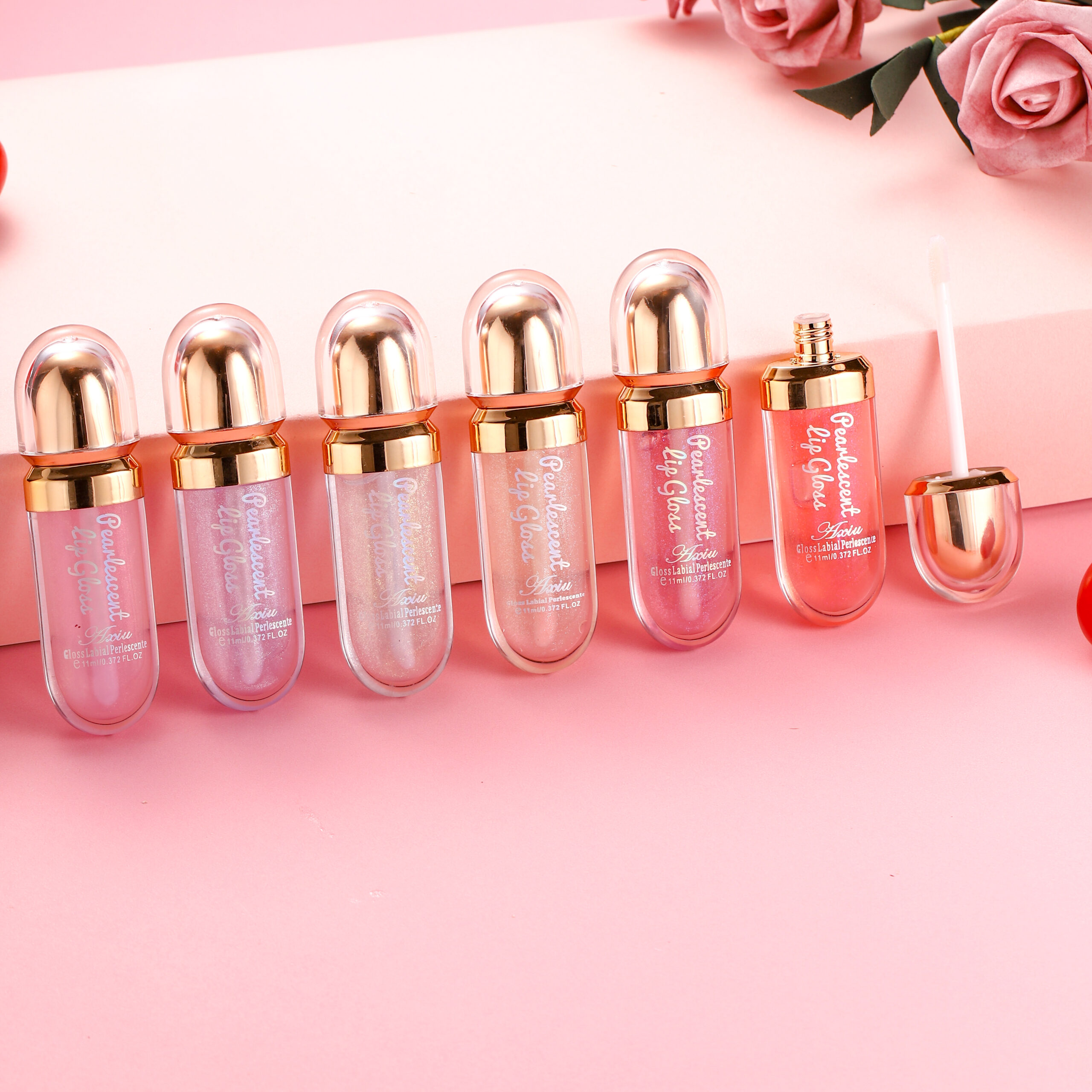 A280327-Brilho labial luminoso, hidratante e de longa duração - 图片 5