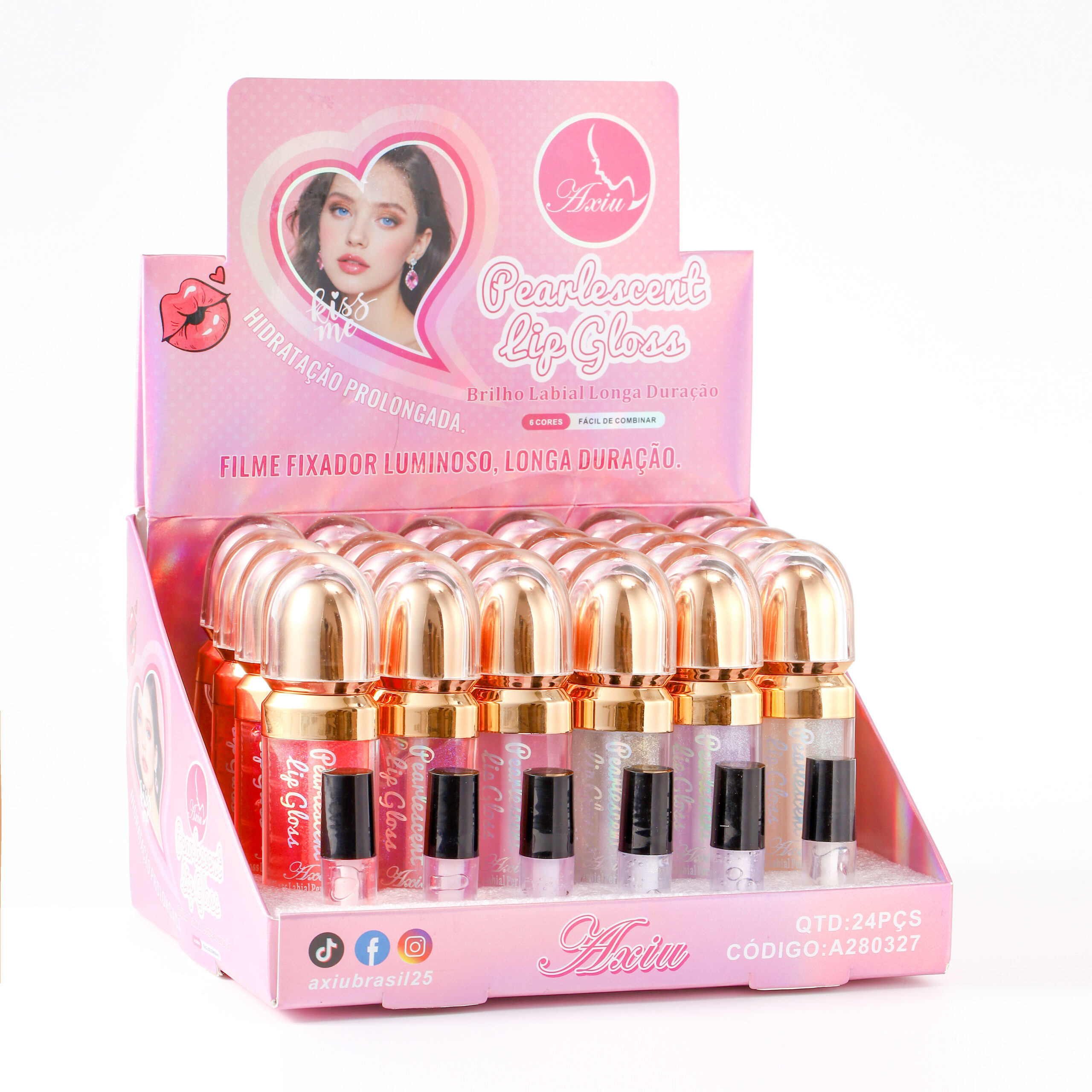 A280327-Brilho labial luminoso, hidratante e de longa duração - 图片 7